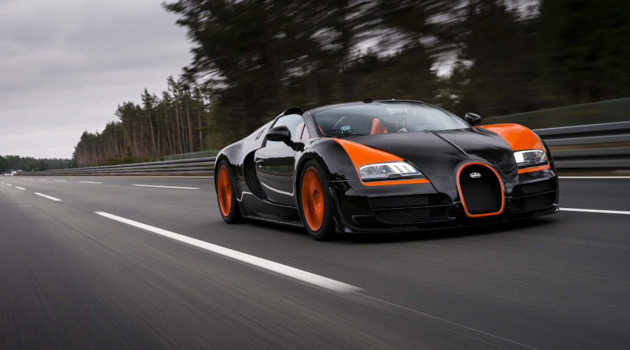 Bugatti Veyron 16.4 Grand Sport Vitesse: Weltrekord oben ohne