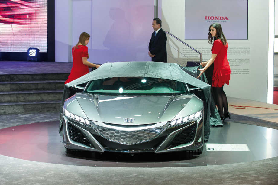 Honda NSX Concept: Sparsamer Leistungssportler in futuristischem Look