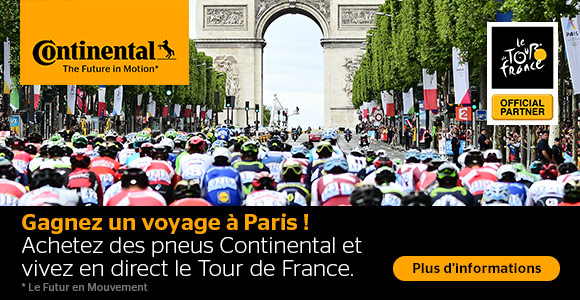 Vivez le Tour de France en direct avec 123pneus.fr et Continental