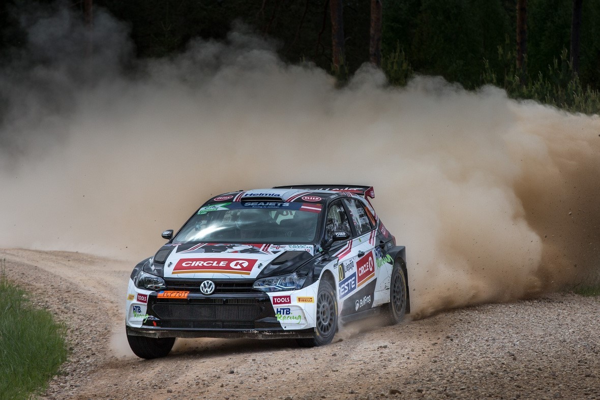 17-year-old Oliver Solberg wins a TOP-level FIA at Rally Liepaja
