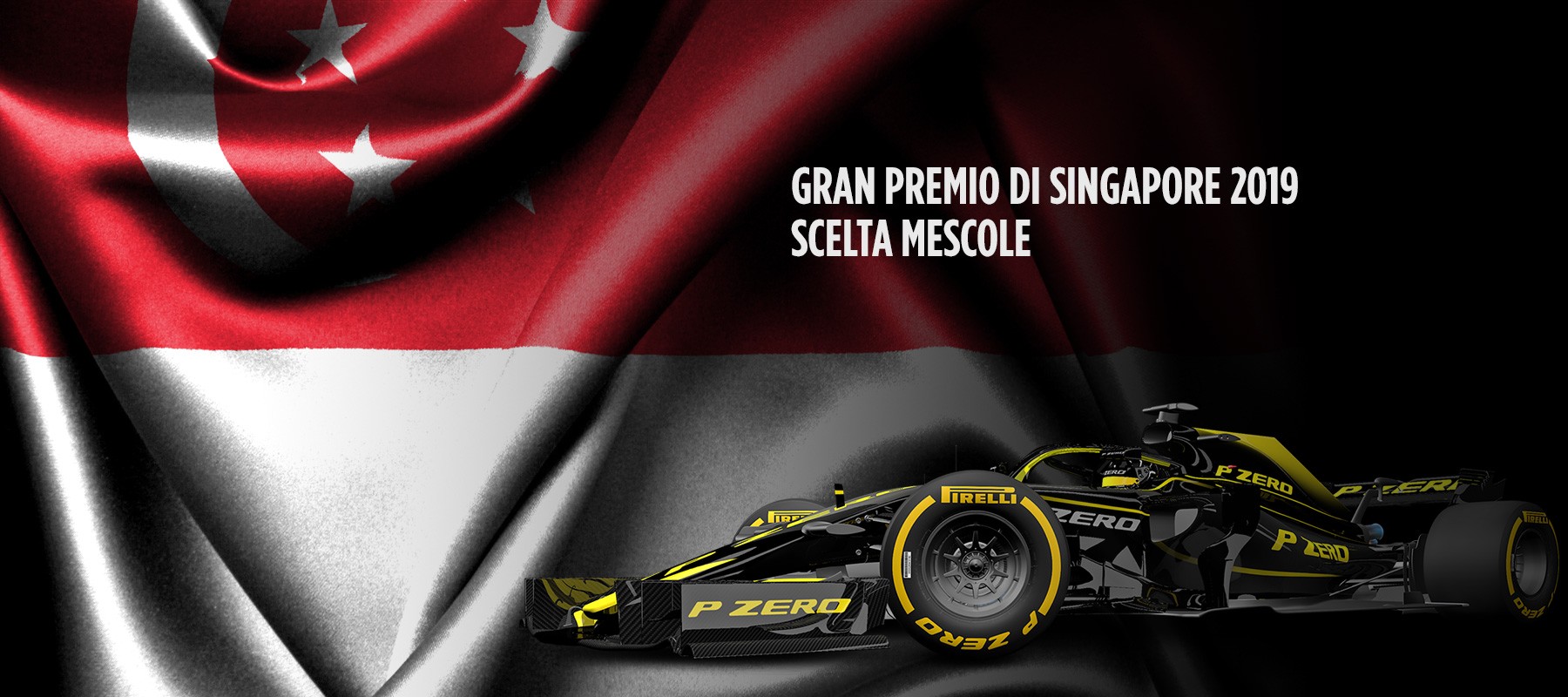 Pirelli ha nominato le seguenti mescole per il Gran Premio di Singapor