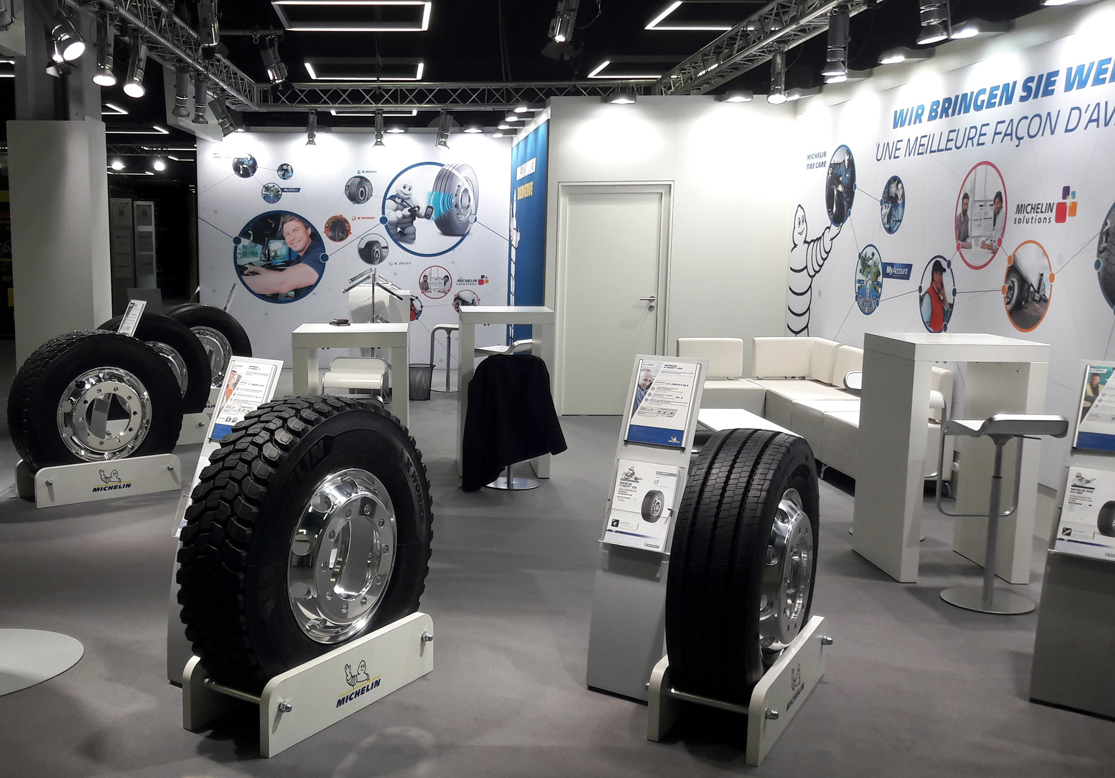 Michelin präsentiert in Bern die Modelle auf der Transport CH